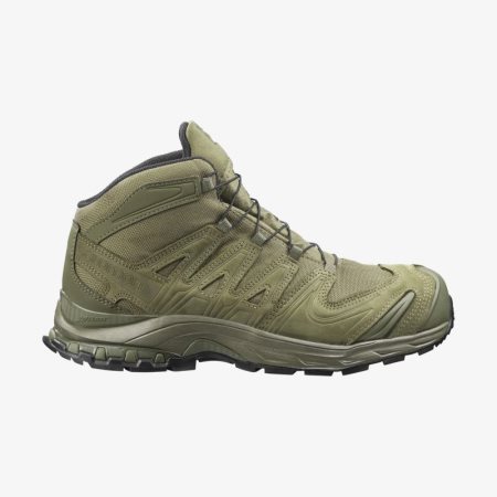 Salomon XA FORCES MID EN Womens Tactical Boots Olive UK QHLJ
